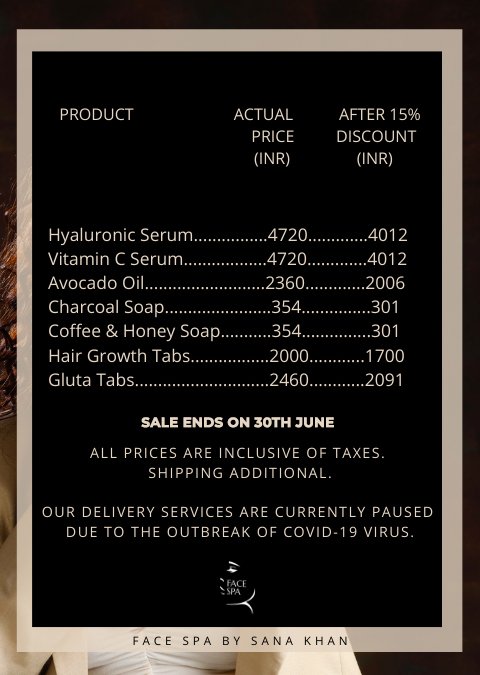 Face Spa by Sana Khan